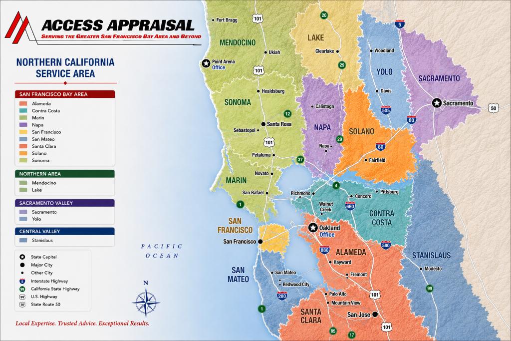Access Appraisal Northern California Service Area — Bay Area, Northern Area, Sacramento Valley, and Central Valley counties